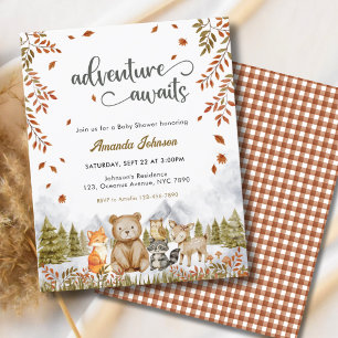 Budget Adventure Woodland Animals Baby Shower