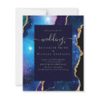 BUDGET AGATE Blue Purple Gold Wedding Budget