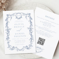 Budget All In One French QR Code Wedding