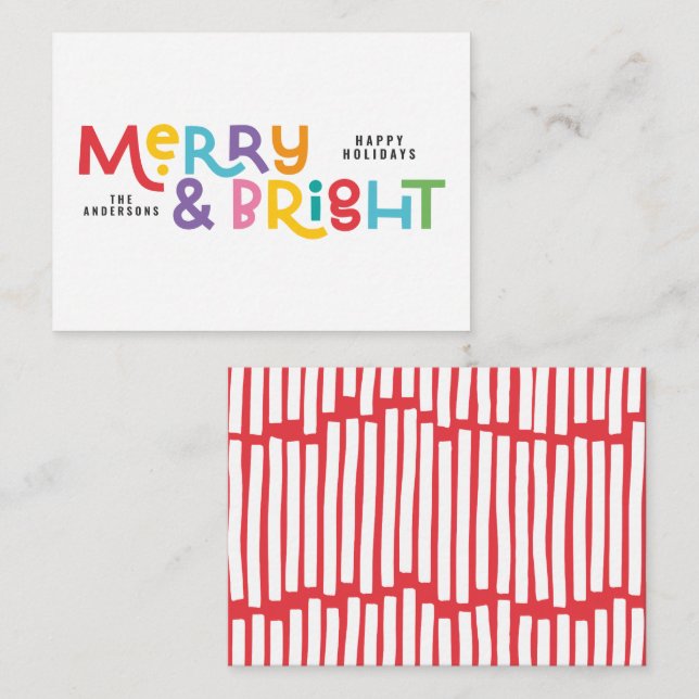 budget All is bright bright Christmas twinkle  Card (Front/Back)