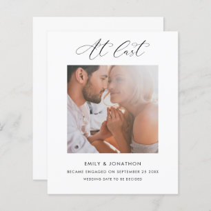 Budget At Last Calligraphy Photo Engagement