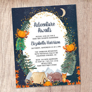 Budget Autumn Adventure Woodland Baby Shower