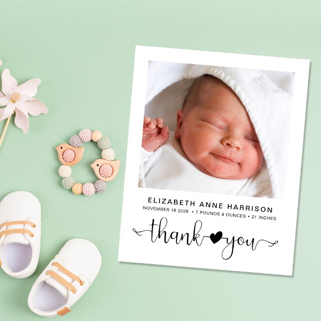 Budget Baby Photo Birth Announcement (Creator Uploaded)