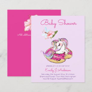 BUDGET Baby Shower Cute Unicorn Doughnut Girls Pin