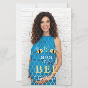 Budget Baby Shower Mum to Bee Quote Bees Photo