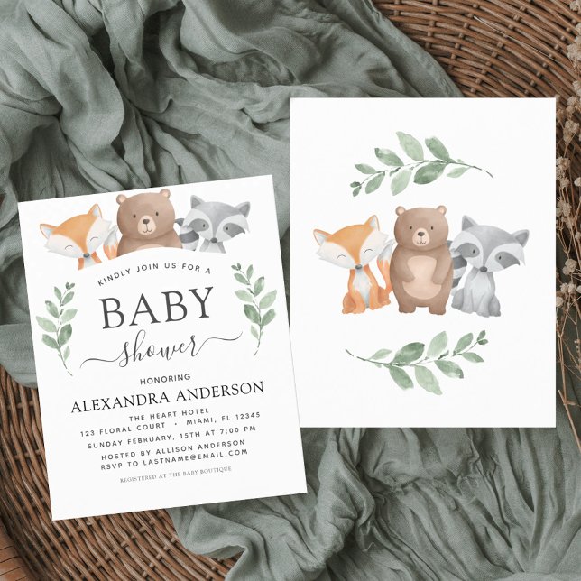 Budget Baby Shower Woodland Eucalyptus (Creator Uploaded)