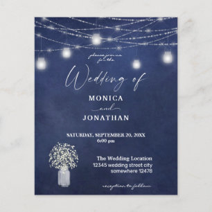 Budget Baby's Breath Blu Chalkboard String Lights  Flyer