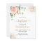 Budget baptism eucalyptus rose gold floral cross