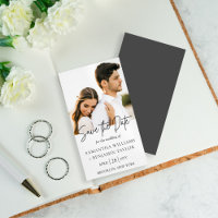 Budget Bargain Simple DIY Save the Date Magnets 