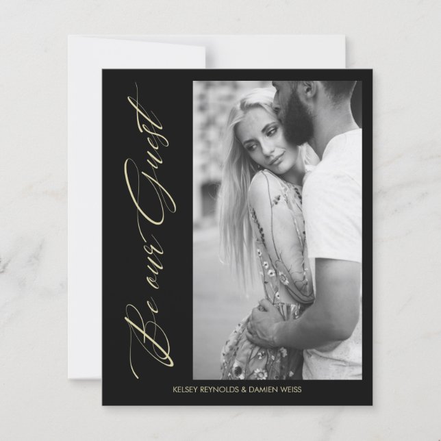 Budget Be Our Guest Script Photo Wedding Wimshical (Front)