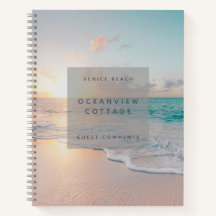 BUDGET Beach House Vacation Photo Guest Comments N Notebook