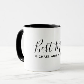 BUDGET Bestman Groomsman GIFTS Classic Black Mug