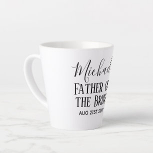 BUDGET Bestman Groomsmen Gifts Black White Latte Mug