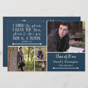 Budget Bible Verse Graduation Photo Collage