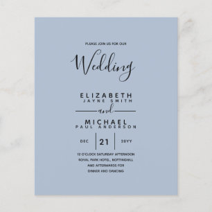 Budget Bilingual Spanish BODA English Wedding