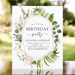 Budget Birthday Party Eucalyptus Botanical