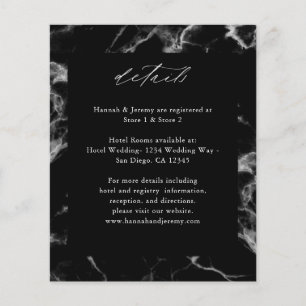 Budget Black Marble 2 Details Flyer