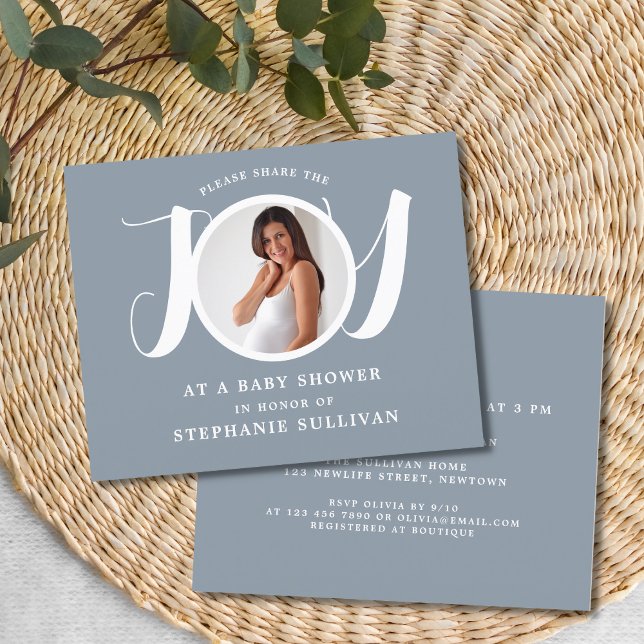 Budget Blue Baby Shower Invitation (Creator Uploaded)