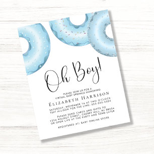 Budget Blue Doughnuts Oh Boy Virtual Sprinkle Invi