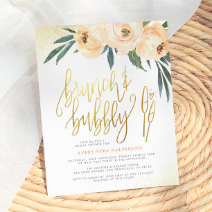 Budget Blush Floral Brunch & Bubbly Bridal Shower
