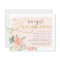 Budget Blush & Gold Script Floral Bridal Luncheon