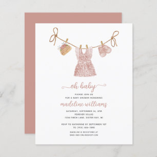 BUDGET BOHO Baby Clothes Girl Oh Baby Shower