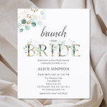 Budget Boho Eucalyptus Leaves Bridal Brunch Shower<br><div class="desc">Boho eucalyptus leaves.</div>