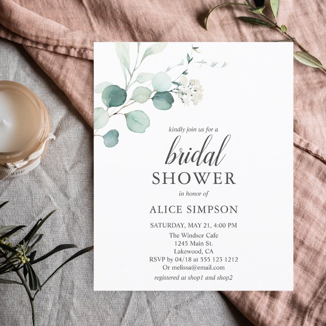 Budget Boho Eucalyptus Leaves Bridal Shower (Creator Uploaded)