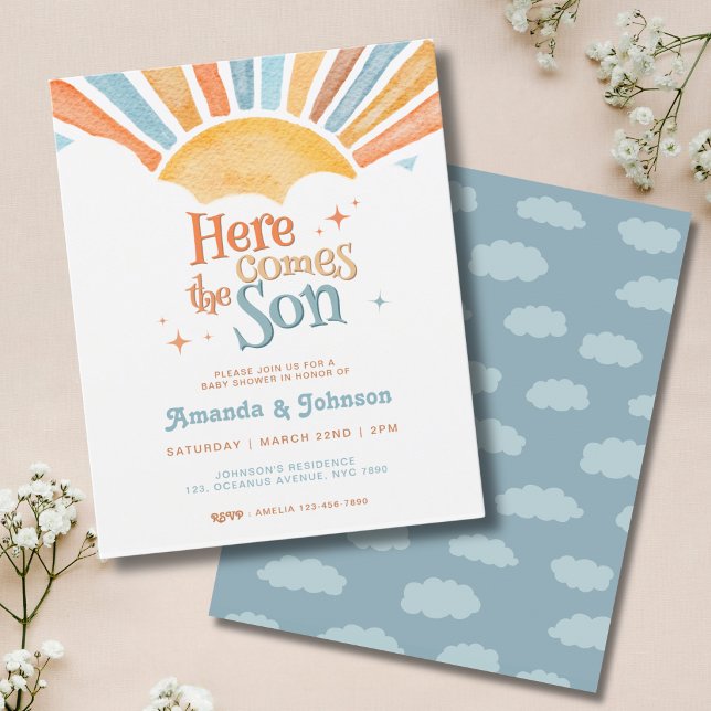 Budget Boho Here Comes the Son Baby Shower (Creator Uploaded)