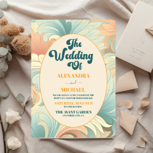 Budget Boho Retro Colourful Floral Wedding 
