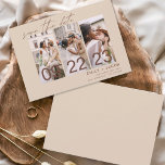 Budget Boho Save the Date 3 Photo Invitations<br><div class="desc">Budget Boho Modern and Elegant Landscape Horizontal Three (3) Photo Save the Date Wedding Magnet with hand lettered script typography. The save the date invitation magnet includes script typography and chic and simple design that you can add your customised engagement photograph picture to.</div>