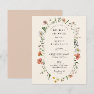 Budget Boho Summer Wildflower Arch Bridal Shower