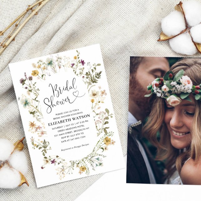 Budget Boho Wildflower Floral Photo Bridal Shower (Creator Uploaded)