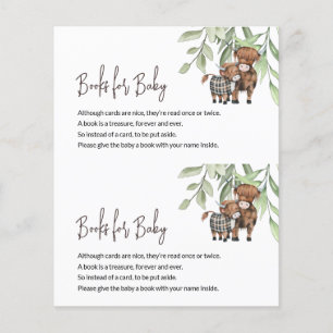 Budget Books for Baby Cow Greenery Centre Cut