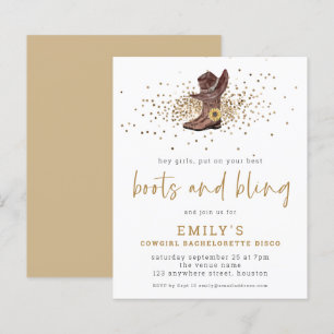 BUDGET Boots Bling Cowgirl Bachelorette Disco