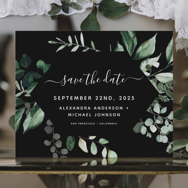 Budget Botanical Greenery Black Foliage Wedding (Creator Uploaded)