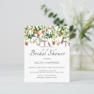 Budget Botanical Wildflower Bridal Shower