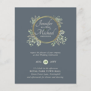 BUDGET Botanics Greenery Wedding Invites Trending