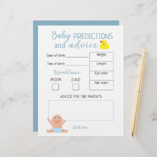 Budget Boy Baby Predictions And Advice Quiz Game