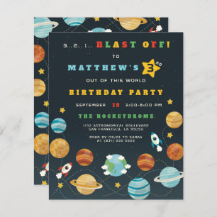 Budget Boys Outer Space Rocket Birthday Party