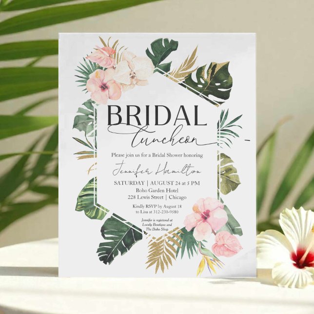 Budget Bridal Luncheon Bridal Shower Invitation (Creator Uploaded)