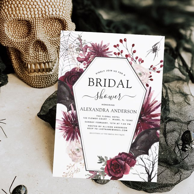 Budget Bridal Shower Halloween Autumn Fall Flyer (Creator Uploaded)