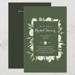 BUDGET Bridal Shower Invitations Custom Colours