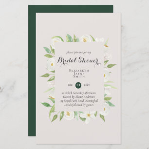 BUDGET Bridal Shower Invitations Custom Colours