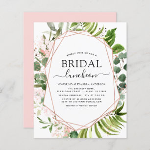 Budget Bridal Shower Luncheon Greenery Eucalyptus