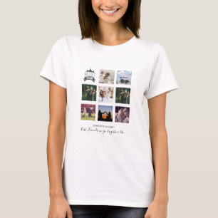 BUDGET Bridesmaid Gifts PHOTO COLLAGE Quotes BFF T-Shirt