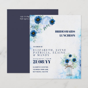 BUDGET Bridesmaids Luncheon Brunch Lunch Floral