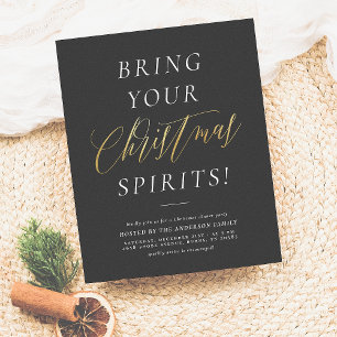 Budget Bring Your Christmas Spirits Holiday Party
