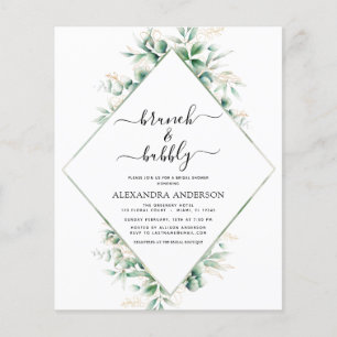 Budget Brunch & Bubbly Bridal Shower Greenery