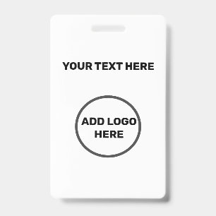 BUDGET BUSINESS LOGO EMPLOYEES SIMPLE MINIMAL ID BADGE